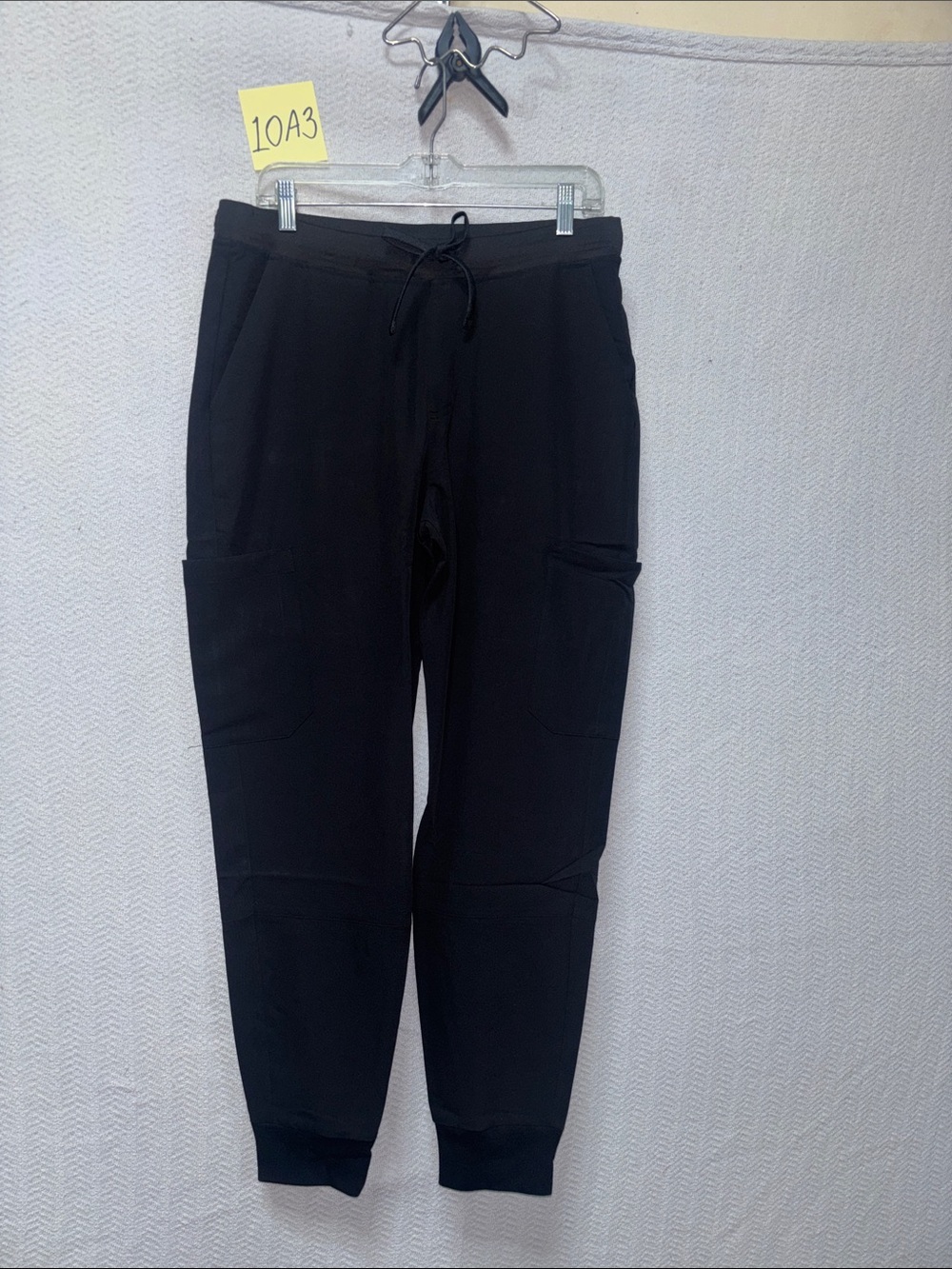 Mandala medium black jogger scrub pants